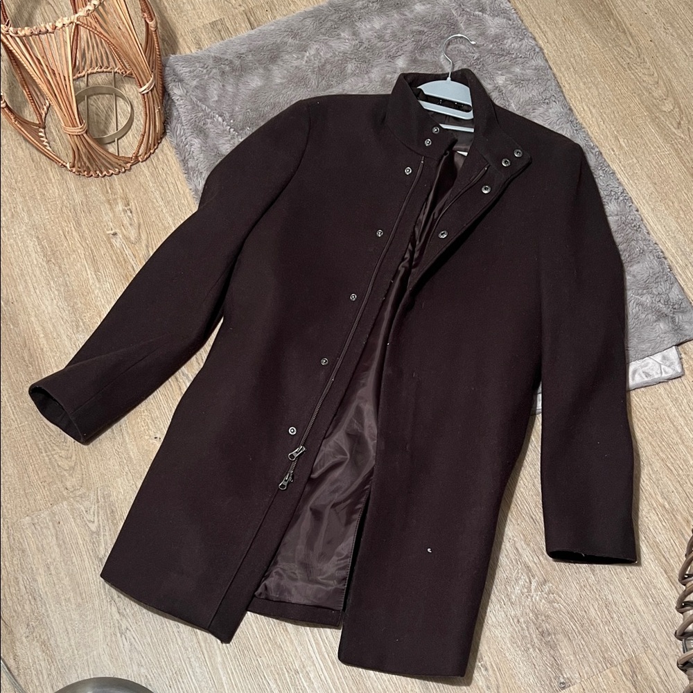 Calvin Klein Dark Brown Trench Coat